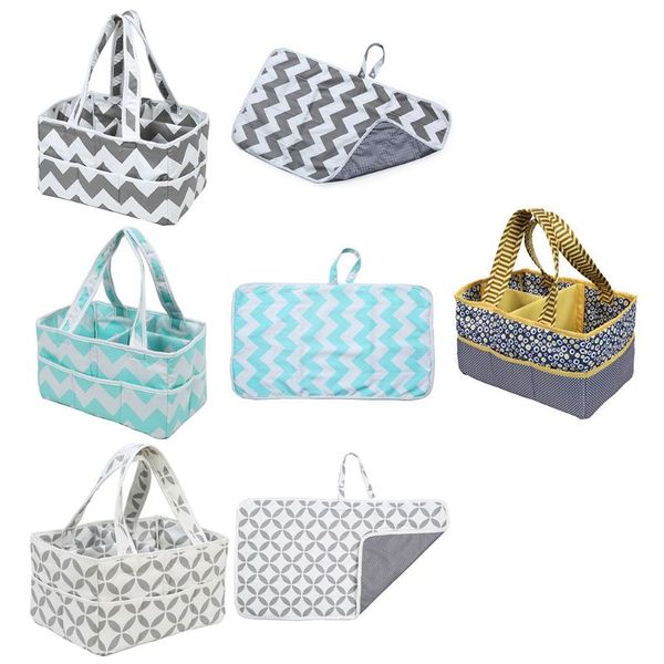 baby diaper organizer 3 compartments side pockets changing pad infant nursery storage bag for feeding bottle toys
baby diaper organizer 3 compartments side pockets changing pad infant nursery storage bag for feeding bottle toys