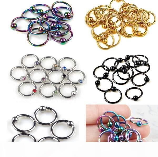 10 piece set stainless steel ring bead ring nose ball earrings perforated fashion jewelry body piercing labret lip piercing jewelry, Black
10 piece set stainless steel ring bead ring nose ball earrings perforated fashion jewelry body piercing labret lip piercing jewelry, Black