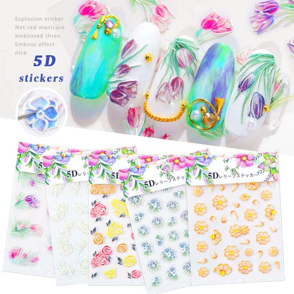 1sheet diy 5d acrylic nail embossed flower self adhesive nail paper sticker engraved butterfly leaves manicure art decor tools, Black
1sheet diy 5d acrylic nail embossed flower self adhesive nail paper sticker engraved butterfly leaves manicure art decor tools, Black