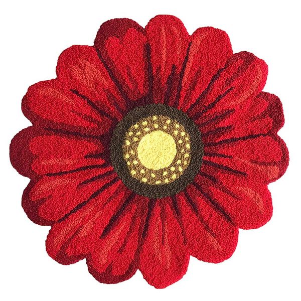 weaving sunflower rug - girls bedroom mat non-slip soft bathroom mat home decor floor rugs 25.6 x 25.6 inch,red
weaving sunflower rug - girls bedroom mat non-slip soft bathroom mat home decor floor rugs 25.6 x 25.6 inch,red