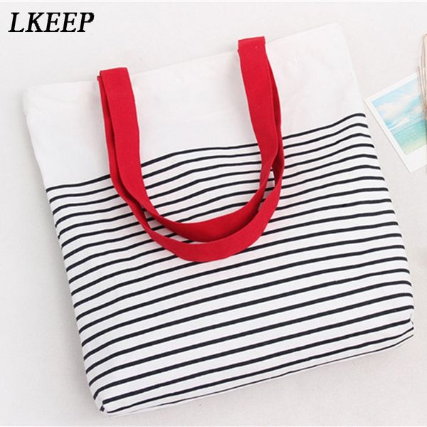 new cotton stripe canvas shopping tote shoulder carrying bag eco reusable bag zippered small shopping
new cotton stripe canvas shopping tote shoulder carrying bag eco reusable bag zippered small shopping