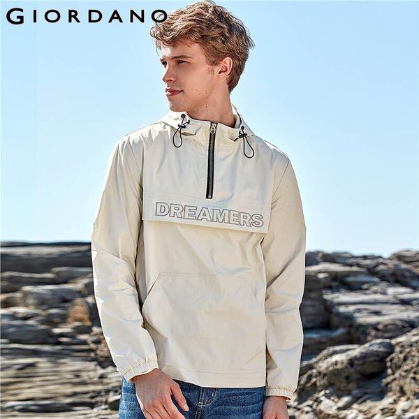 giordano men jackets embroidery letter kanga pocket pullover jacket half placket adjustable cuffs casual veste homme 92079687, Tan;black
giordano men jackets embroidery letter kanga pocket pullover jacket half placket adjustable cuffs casual veste homme 92079687, Tan;black