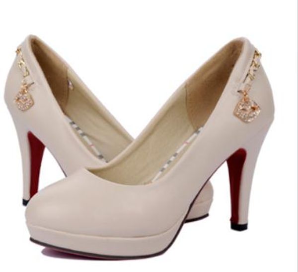 2019 women's shoes in spring and autumn with new style high heel fine heel round head waterproof table shoes heel 7cm ,10cm @2094, Black
2019 women's shoes in spring and autumn with new style high heel fine heel round head waterproof table shoes heel 7cm ,10cm @2094, Black