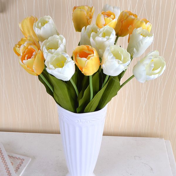 20pcs/lot 43cm artificial tulips silk flowers for wedding bride hand holding fake flowers wedding home decoration accessories diy wreath
20pcs/lot 43cm artificial tulips silk flowers for wedding bride hand holding fake flowers wedding home decoration accessories diy wreath