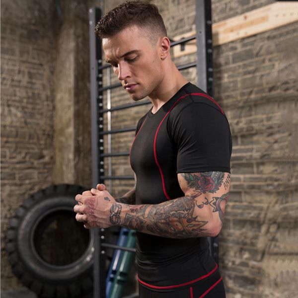 mens gym tshirt running fitness gym t shirt men bodybuilding t shirt compression homme fitness short sleeve tee shirts, Black;blue
mens gym tshirt running fitness gym t shirt men bodybuilding t shirt compression homme fitness short sleeve tee shirts, Black;blue