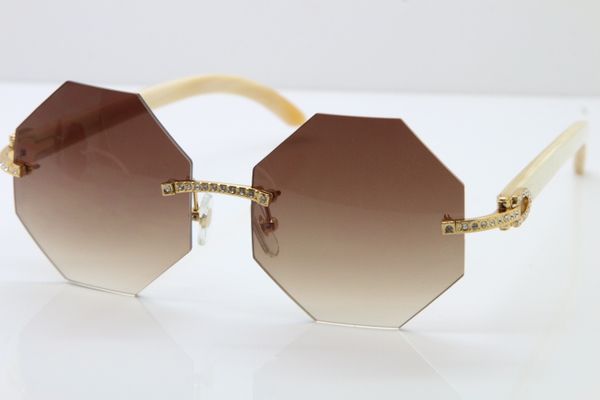 rimless white genuine natural horn glasses 4189706 set a small diamond sunglasses polygon glasses frame size:54-18-140mm, White;black
rimless white genuine natural horn glasses 4189706 set a small diamond sunglasses polygon glasses frame size:54-18-140mm, White;black