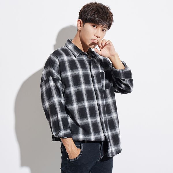 мужские дизайнерские прилив бренд свободного покроя плед куртка молодежная с длинным рукавом рубашки прилива рубашка, White;black
мужские дизайнерские прилив бренд свободного покроя плед куртка молодежная с длинным рукавом рубашки прилива рубашка, White;black