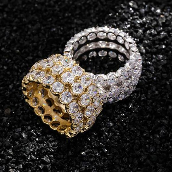 3 row cz ring 360 eternity gold silver bling ring micro pave cubic zirconia 14k gold plated simulated diamonds rings, Golden;silver
3 row cz ring 360 eternity gold silver bling ring micro pave cubic zirconia 14k gold plated simulated diamonds rings, Golden;silver