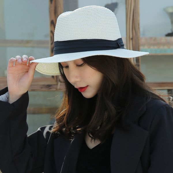 ht3059 straw hat men women black band summer sun hat male black band floppy wide brim beach ladies solid fedoras panama, Blue;gray
ht3059 straw hat men women black band summer sun hat male black band floppy wide brim beach ladies solid fedoras panama, Blue;gray