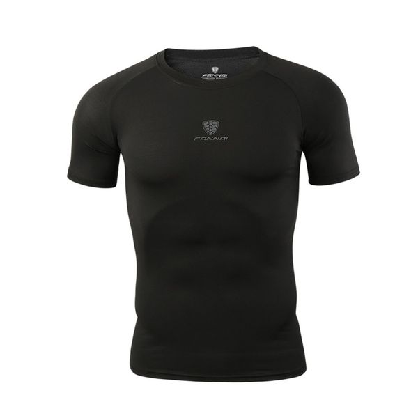 elastic men quick dry t-shirt short sleeve tight male sportswear sport moisture wick running cooling fitness clothes, Black;blue
elastic men quick dry t-shirt short sleeve tight male sportswear sport moisture wick running cooling fitness clothes, Black;blue