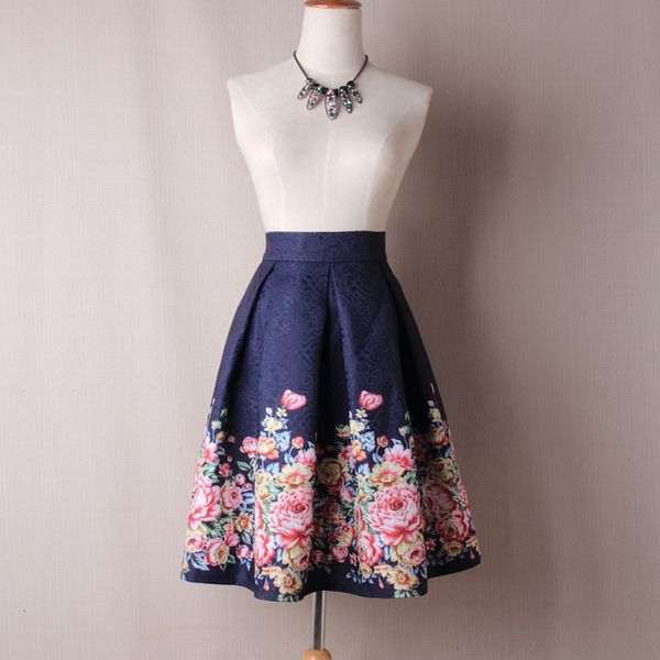 women skirts pleated skirt ladies 2019 jacquard flower print pleated ball gown skater midi skirts womens vintage floral saias s1532, Black
women skirts pleated skirt ladies 2019 jacquard flower print pleated ball gown skater midi skirts womens vintage floral saias s1532, Black
