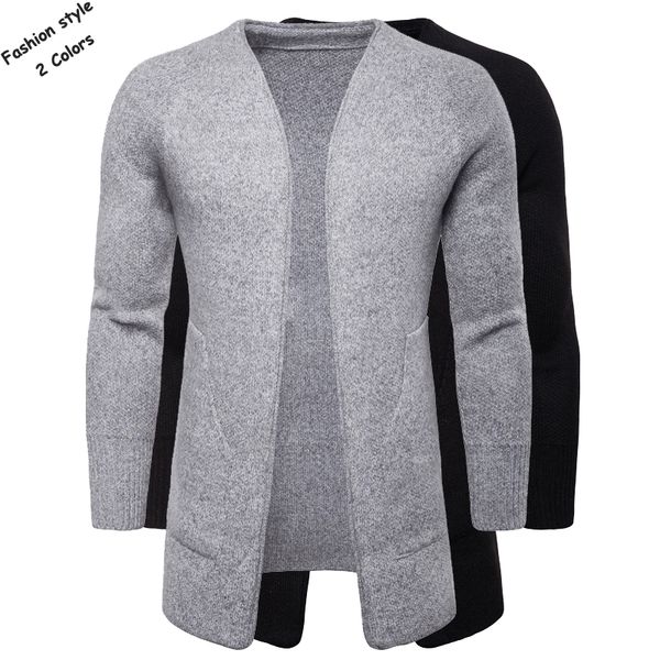 fashion 2018 autumn mens long sleeve v-neck knit medium long sweaters thick casual cardigan knitted outerwear slim mens coats, White;black
fashion 2018 autumn mens long sleeve v-neck knit medium long sweaters thick casual cardigan knitted outerwear slim mens coats, White;black