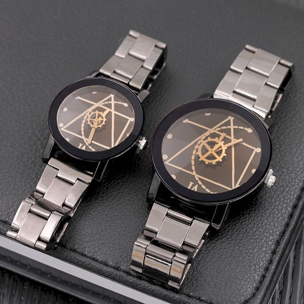 

gofuly 2019 new luxury watch fashion stainless steel watch for man quartz analog wrist orologio uomo drop ship, Slivery;brown