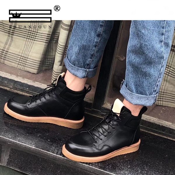australian brand snow boot for men lace-up winter shoes real sheepskin leather nature wool fur ankle short boots ing, Black
australian brand snow boot for men lace-up winter shoes real sheepskin leather nature wool fur ankle short boots ing, Black