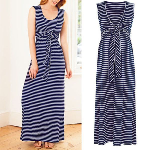 summer pregnant women summer sleeveless dress striped dresses breastfeeding and nursing women dresses women's vestidos, Black;gray
summer pregnant women summer sleeveless dress striped dresses breastfeeding and nursing women dresses women's vestidos, Black;gray