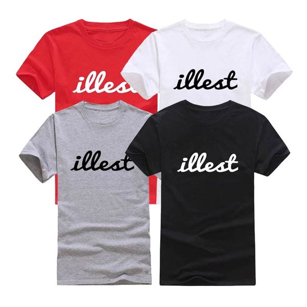 summer t shirt mens illest printing tee 100% cotton fashion t-shirt version s-3xl, White;black 
summer t shirt mens illest printing tee 100% cotton fashion t-shirt version s-3xl, White;black