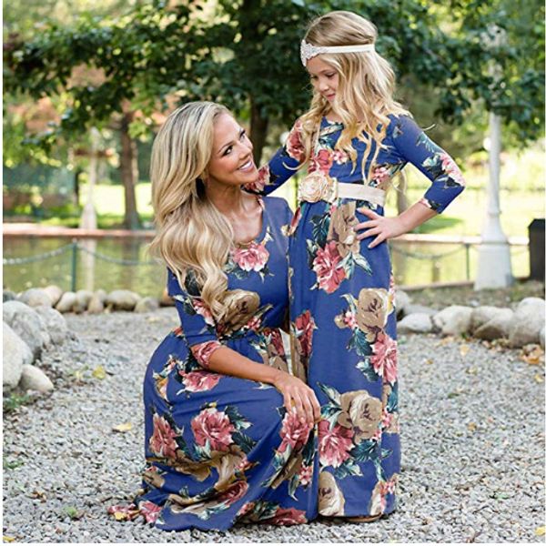 mother and me daughter dress flower print long sleeve maxi dress family matching o-neck high waist spring fall dress, Red;yellow
mother and me daughter dress flower print long sleeve maxi dress family matching o-neck high waist spring fall dress, Red;yellow