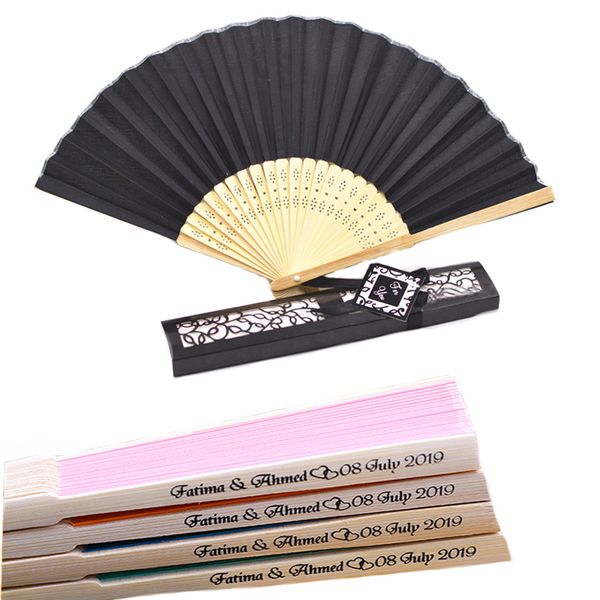 in 13 colors 50pcs / lot custom custom folding fan, bride and groom, name and date wedding silk hand fan with gift box
in 13 colors 50pcs / lot custom custom folding fan, bride and groom, name and date wedding silk hand fan with gift box