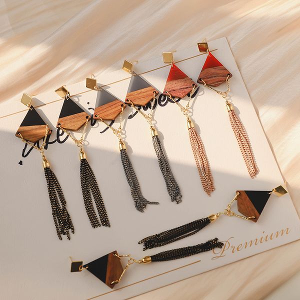 2019 winter new vintage patchwork wooden geometric round oval long tassel earrings for women bohemian jewelry statement brincos, Silver
2019 winter new vintage patchwork wooden geometric round oval long tassel earrings for women bohemian jewelry statement brincos, Silver