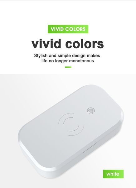 multi-functional uvc sterilizer with wireless charger function, 2 in 1 latest cell phone protective accessory
multi-functional uvc sterilizer with wireless charger function, 2 in 1 latest cell phone protective accessory
