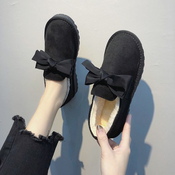new winter women casual flat shoes fashion slip on flats plus velvet women's shoes female soft work c11-57, Black
new winter women casual flat shoes fashion slip on flats plus velvet women's shoes female soft work c11-57, Black