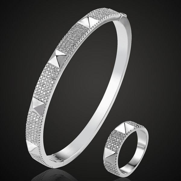 blucome cubic zircon bangle for men jewelry perfect copper bangle&bracelet accessories women's love bangles anel aneis, White
blucome cubic zircon bangle for men jewelry perfect copper bangle&bracelet accessories women's love bangles anel aneis, White