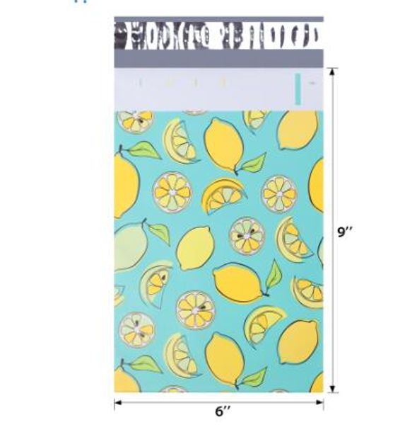 100pcs 15x23cm 6x9 inch lemon fruit pattern poly mailers self seal plastic envelope bags
100pcs 15x23cm 6x9 inch lemon fruit pattern poly mailers self seal plastic envelope bags