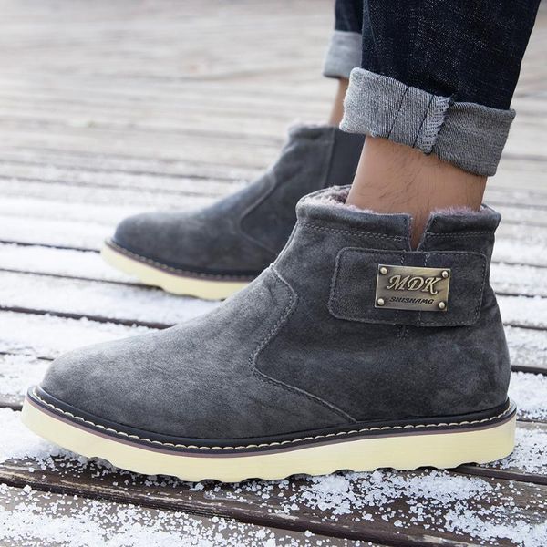 cimim winter men boots genuine leather outdoor large size snow boots new fashion keep warm fur men shoes, Black
cimim winter men boots genuine leather outdoor large size snow boots new fashion keep warm fur men shoes, Black