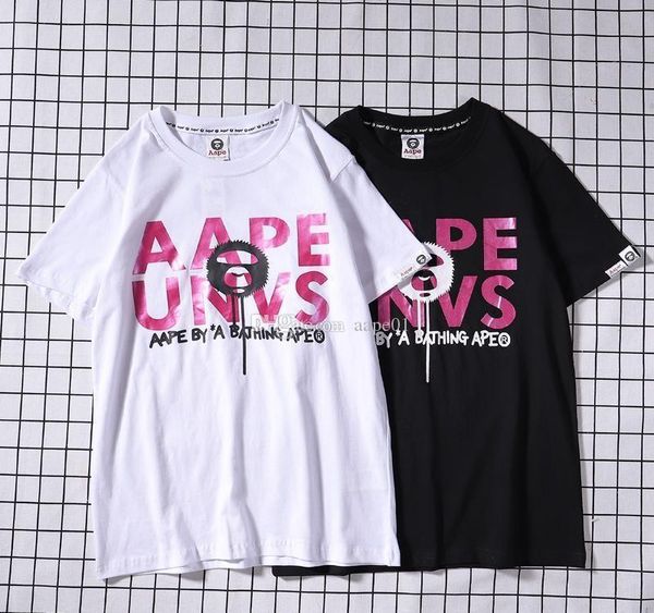 2019 aape mens t shirt aape unvs men women luxury short sleeves mens designer t shirt black white m-2xl, White;black
2019 aape mens t shirt aape unvs men women luxury short sleeves mens designer t shirt black white m-2xl, White;black