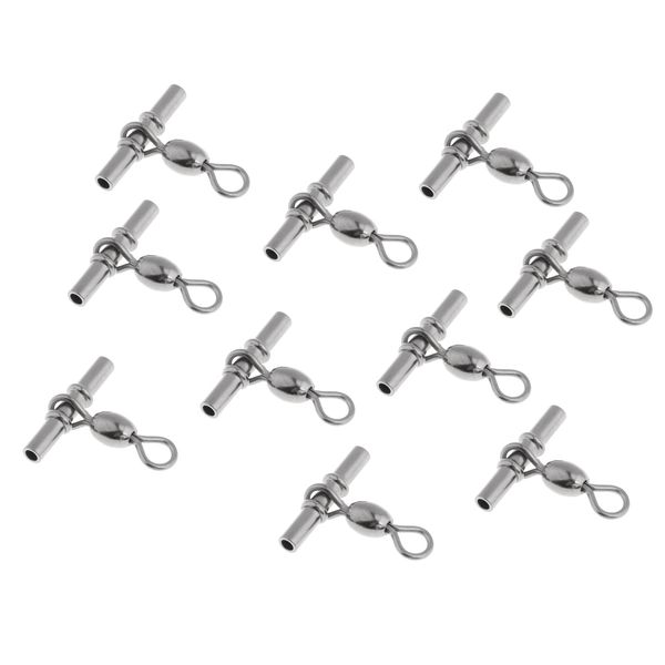 10 pieces fishing cross-line crane swivel 3 way t-shape fishing swivel crimp swivel
10 pieces fishing cross-line crane swivel 3 way t-shape fishing swivel crimp swivel