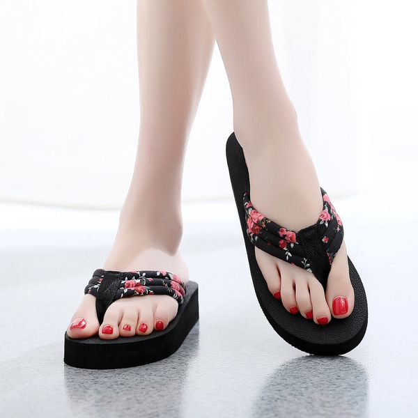 2019 women slippers bohemian summer casual shoes beach slippers ethnic style slides women flat flip flops, Black
2019 women slippers bohemian summer casual shoes beach slippers ethnic style slides women flat flip flops, Black