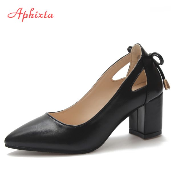 aphixta shoes women square heel high pumps pointed toe wedding party derss shoes patent leather suede arge size 44 classic pumps, Black;white
aphixta shoes women square heel high pumps pointed toe wedding party derss shoes patent leather suede arge size 44 classic pumps, Black;white