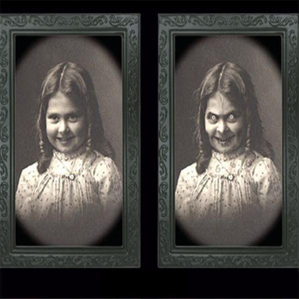 new horror picture frame lenticular 3d changing face scary portrait haunted spooky p frame home party halloween decoration
new horror picture frame lenticular 3d changing face scary portrait haunted spooky p frame home party halloween decoration