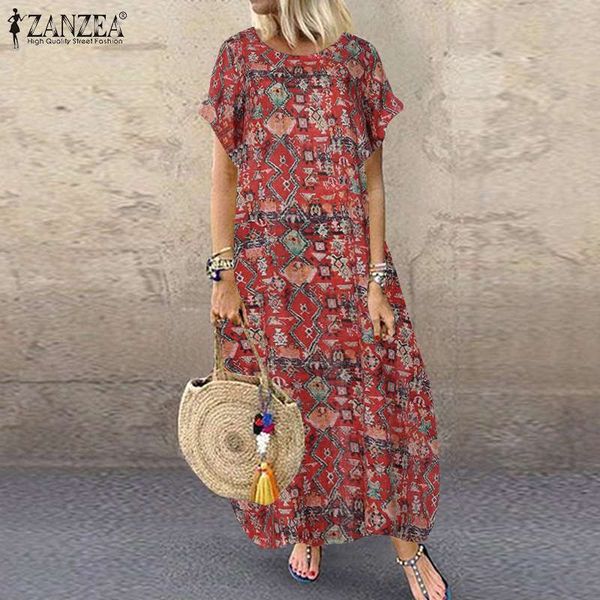 summer floral printed sundress zanzea vintage bohemian party dress 2019 women casual short sleeve long vestido female tunic robe, Black;gray
summer floral printed sundress zanzea vintage bohemian party dress 2019 women casual short sleeve long vestido female tunic robe, Black;gray