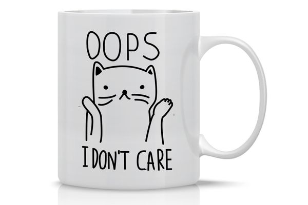 oops. i don't care - 11oz ceramic coffee mug - perfect unique gift for women dropshipping
oops. i don't care - 11oz ceramic coffee mug - perfect unique gift for women dropshipping