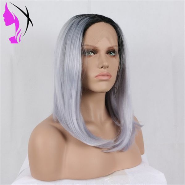 ombre sliver grey brazilan straight glueless bob short 13x4 lace front synthetic wigs pre plucked for black woman cosplay party wig
ombre sliver grey brazilan straight glueless bob short 13x4 lace front synthetic wigs pre plucked for black woman cosplay party wig
