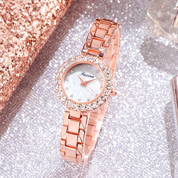 2 pcs set watch women rose gold rhinestone bracelet watch luxury jewelry female girl hour casual quartz small wristwatches, Slivery;brown
2 pcs set watch women rose gold rhinestone bracelet watch luxury jewelry female girl hour casual quartz small wristwatches, Slivery;brown