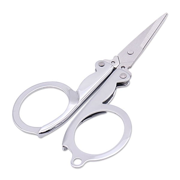 stainless steel folding scissors mini convenience travel silver tailor scissors household hand tools
stainless steel folding scissors mini convenience travel silver tailor scissors household hand tools