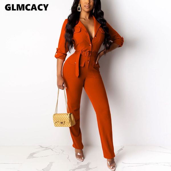 women's jumpsuits & rompers women office lady deep v-neck pockets button long sleeve elegant solid sashes ankle-length pants jumpsuit, Black;white
women's jumpsuits & rompers women office lady deep v-neck pockets button long sleeve elegant solid sashes ankle-length pants jumpsuit, Black;white