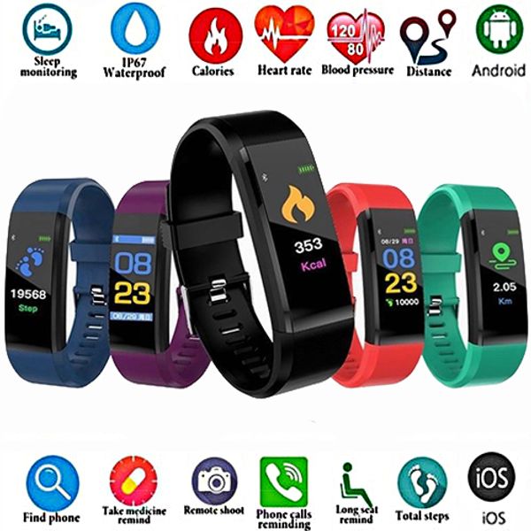 new id115 plus color screen sports pedometer smart watch fitness running walking tracker heart rate pedometer smart bracelet, Slivery;brown
new id115 plus color screen sports pedometer smart watch fitness running walking tracker heart rate pedometer smart bracelet, Slivery;brown