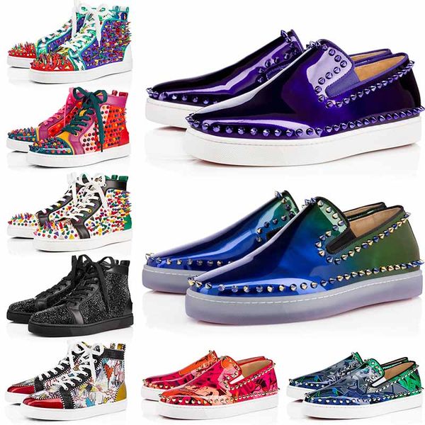 Leather Sneakers Red Bottoms For Mens ACE DESIGNER Luxury Fashion Studded Spikes Womens Platform Party Lovers Genuine Casual Shoes 36-46
Leather Sneakers Red Bottoms For Mens ACE DESIGNER Luxury Fashion Studded Spikes Womens Platform Party Lovers Genuine Casual Shoes 36-46