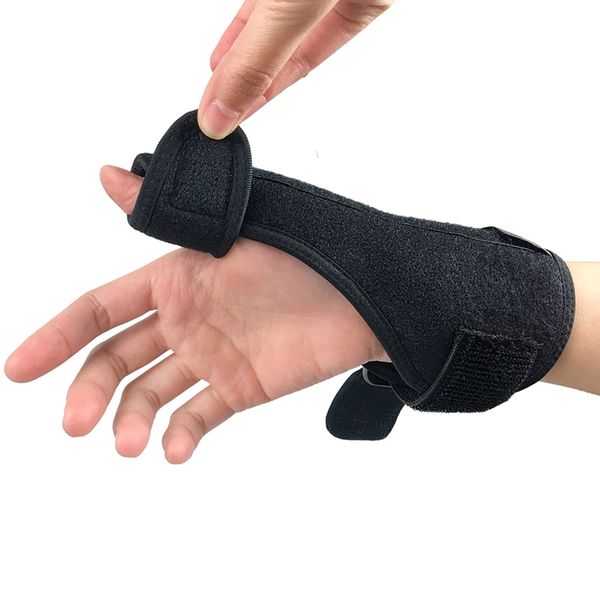 1pc wrist elastic thumb wrap hand palm wrist brace splint support sports training arthritis pain thumb fitted correction, Black;red
1pc wrist elastic thumb wrap hand palm wrist brace splint support sports training arthritis pain thumb fitted correction, Black;red