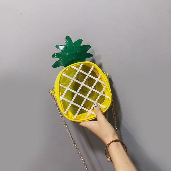 pvc transparent pineapple bag women jelly bag crossbody child chain phone messenger shoulder for female
pvc transparent pineapple bag women jelly bag crossbody child chain phone messenger shoulder for female