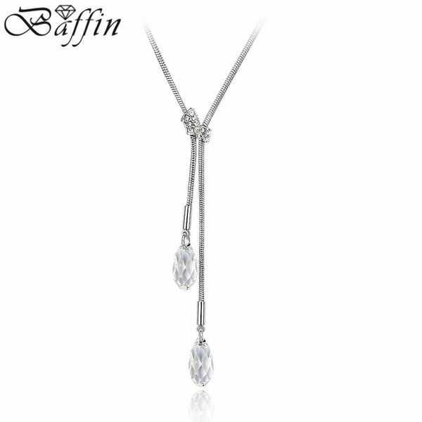 crystal from austria chic necklaces for women fashion vintage long pendant statement necklaces & pendants collares jewelry, Silver
crystal from austria chic necklaces for women fashion vintage long pendant statement necklaces & pendants collares jewelry, Silver