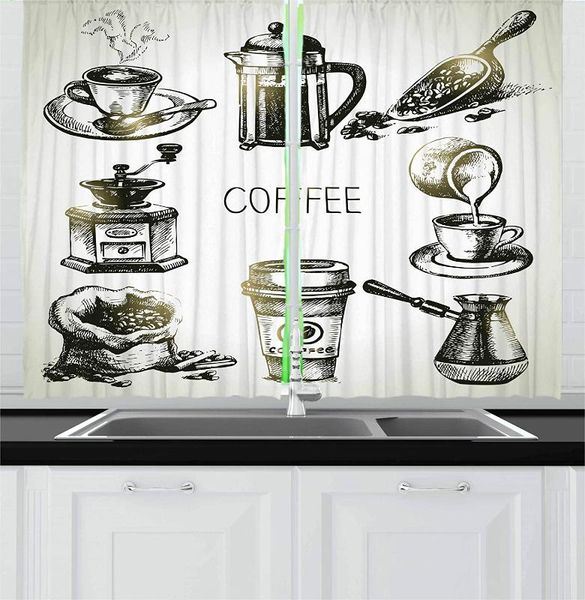 coffee curtains living room bedroom black yellow window drapes for kitchen brewing equipment doodle sketch grinder french press
coffee curtains living room bedroom black yellow window drapes for kitchen brewing equipment doodle sketch grinder french press