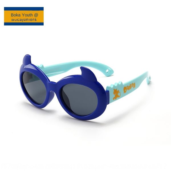 2020 silicone sun cartoon boys' polarized sun baby's fashionable sunglasses silicone sunglasses 1904, Blue
2020 silicone sun cartoon boys' polarized sun baby's fashionable sunglasses silicone sunglasses 1904, Blue