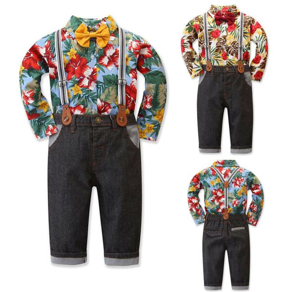canis autumn baby kid boys long sleeve floral printed casual fashion bowknot t-shirt + bib pants clothes outfit, White
canis autumn baby kid boys long sleeve floral printed casual fashion bowknot t-shirt + bib pants clothes outfit, White