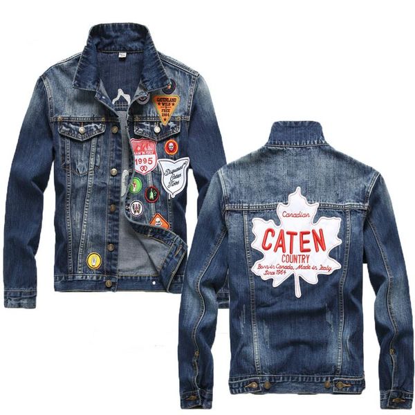 2019 new mens designer jackets luxury casual denim embroidery designer jacket micro chapter tight jacket, Black;brown
2019 new mens designer jackets luxury casual denim embroidery designer jacket micro chapter tight jacket, Black;brown