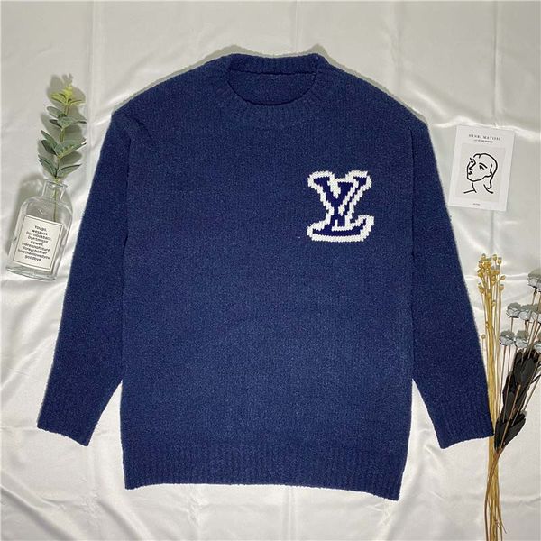 donkey man simple front and back white pattern jacquard sweater blue s l xl xxl, White;black
donkey man simple front and back white pattern jacquard sweater blue s l xl xxl, White;black