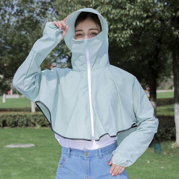 2020 sunscreen coat sunscreen coat women's big brim uv-proof skin clothes breathable short outdoor clothes, Blue;gray
2020 sunscreen coat sunscreen coat women's big brim uv-proof skin clothes breathable short outdoor clothes, Blue;gray
